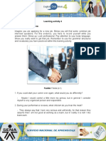 Learning Activity 4 Evidence: Job Interview: Fuente: Fotolia (S.F.)