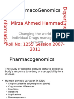 Current PharmacoGenomics 1