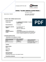 SC Johnson Profess Ional™ Glade® Aerosol (Super Fresh) : Safety Data Sheet
