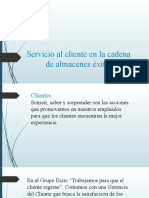 Servicio Al Cliente en Un Almacen