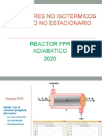 Reactor PFR no isotérmico