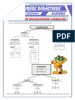 Ejercicios de Sistemas de Ecuaciones para Quinto de Secundaria PDF