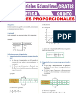 Magnitudes Proporcionales para Quinto Grado de Secundaria PDF