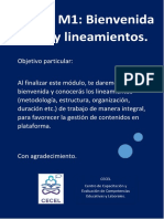 M1. Bienvenida + Lineamientos PDF