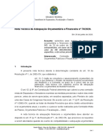 MP 985-2020 - Nota Tecnica No 70-2020