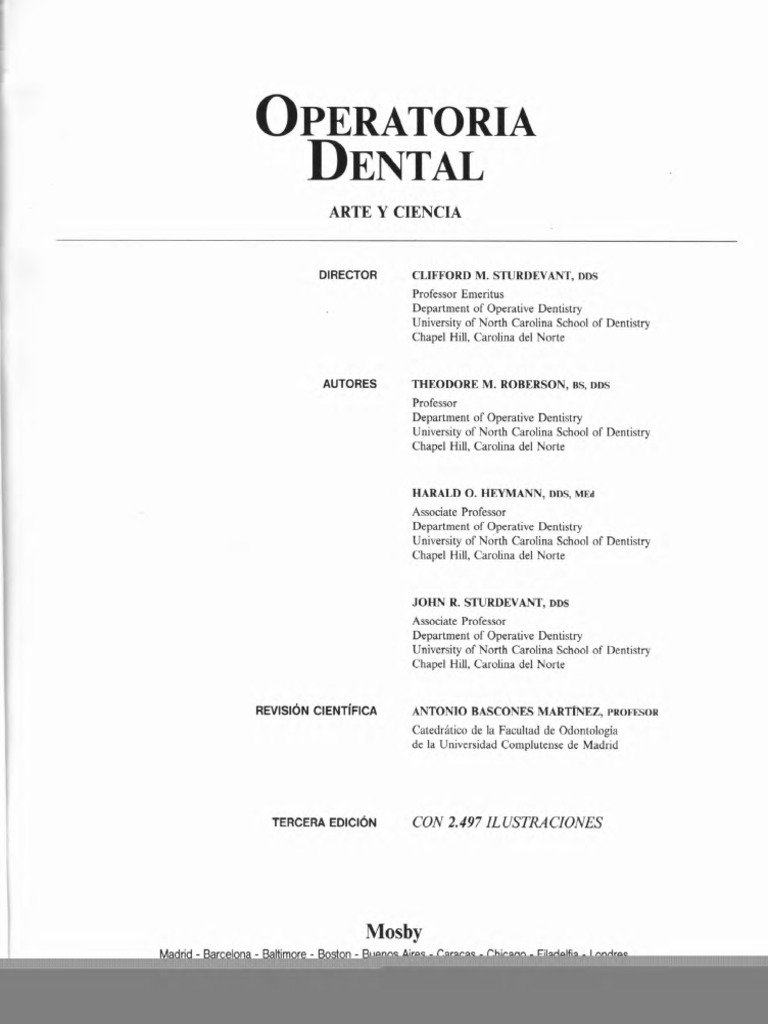 Operatoria Dental Clifford PDF