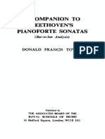 Donald Francis, Sir Tovey - A Companion to Beethoven's Pianoforte Sonatas_ Complete Analyses (1976)