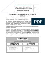 Arquitectura de Hardware de Los Equipos de Computo