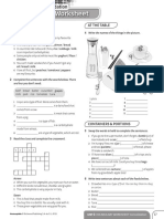 Vocabulary Worksheet: Food at The Table