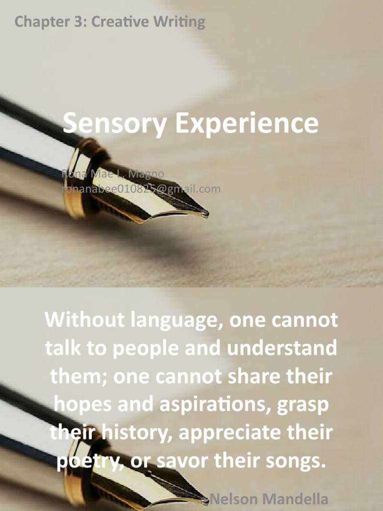 The Role of Language in Creative Writing | PDF
