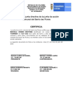 certificaciones para la UNA JAN FLORES
