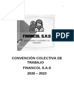 CONVENCION COLECTIVA DE TRABAJO FINANCOL S.A.S
