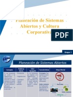 Planeación de Sistemas Abiertos y Cultura Corporativa: Grupo 1