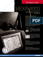 MEXA-600S: Available Soon