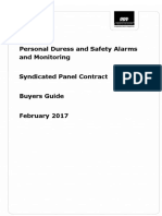 Personal Duress and Safety Alarms and Monitoring Syndicated Panel Contract Buyers Guide February 2017