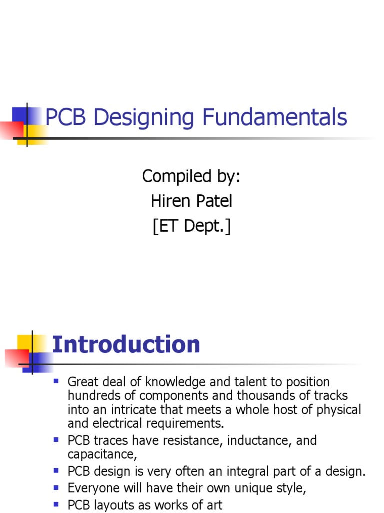 PCB Design Fundamentals Guide | PDF | Printed Circuit Board | Capacitor
