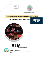 Physical Education and Health-G12 Introduction To Dance: Not For Sale