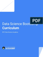 Data Science Bootcamp Curriculum