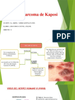 Sarcoma de Kaposi expocicion micro