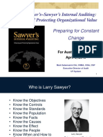 The New Sawyer's-Sawyer's Internal Auditing: Enhancing and Protecting Organizational Value