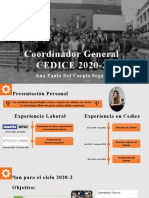Presentación Coordinador General 2020-2