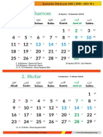 Kalender Tahun Baru Hijriyyah 1442 2020