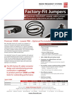 Premium Factory-Fit Jumpers: Low VSWR, Low PIM Premium CELLFLEX