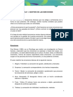 Módulo 1 - gestion e las emociones 