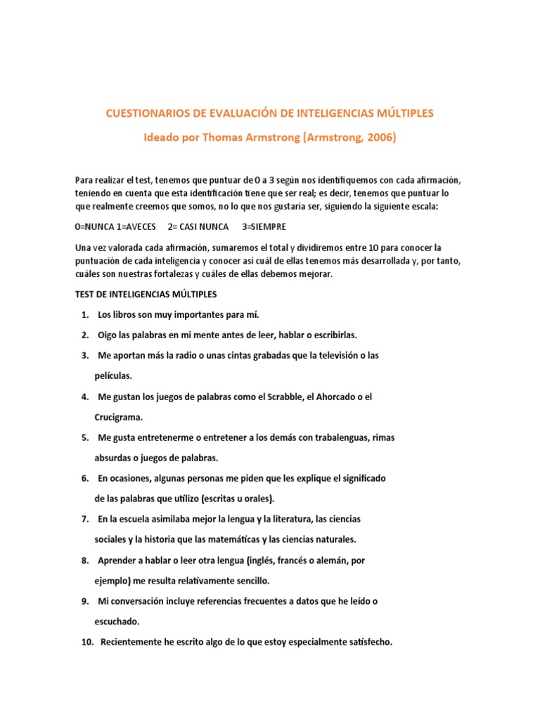 Test de Armstrong | PDF | Ritmo | Science