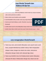 Materi SholatTarawihdan Tadarrus