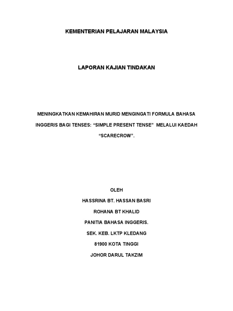 Kajian Tindakan Pdf