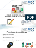 CAPACITACION PESAJE, REGISTRO RH1 Y CUSTODIA DE LOS RESIDUOS ISP CLINICAL HOUSE.pdf