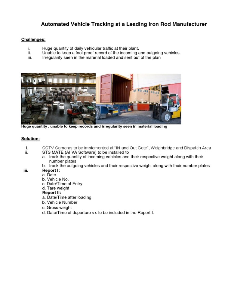 Automated Vehicle Tracking Solutions | PDF