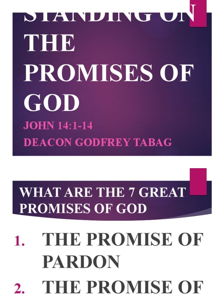 Standing On The Promises of God | PDF | Religion & Spirituality