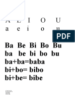 Pagbasa Mga Pantig