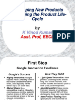 Developing New Products & Managing The Product Life-Cycle: K Vinod Kumar