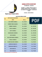 Harga Kopi