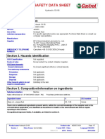 MSDS Hydraulic Oil 68