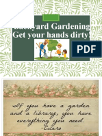 Backyard Gardening Get Your Hands Dirty!