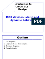 Introduction To Cmos Vlsi Design: MOS Devices: Static and Dynamic Behavior