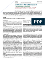 Simulation and Analysis of Cloud Environment: Prof. S.M. Ranbhise, Prof. K.K.Joshi