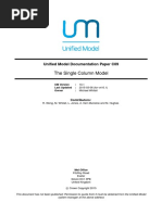 The Single Column Model: Unified Model Documentation Paper C09