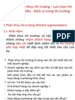 Phân Khúc Thị Trường