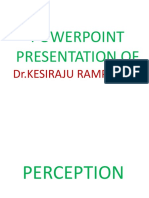 Powerpoint Presentation Of: DR - Kesiraju Ramprasad