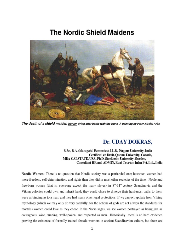 Shieldmaidens in Viking Sagas and Graves 