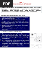 Unit 2 Forms of Human Settlement