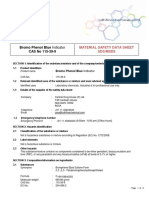 Bromo Phenol Blue Indicator CAS No 115-39-9: Material Safety Data Sheet Sds/Msds