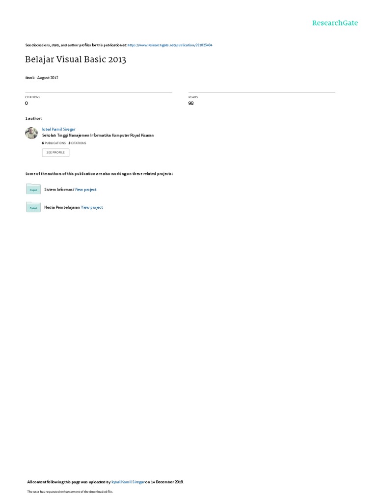 Panduan Instalasi Visual Studio 2013 | PDF | Bisnis | Seni