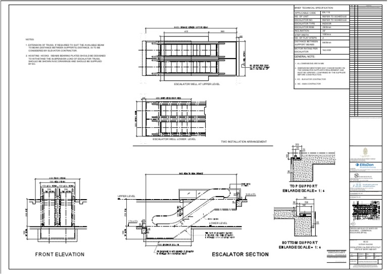 Escalator Design and Specifications | PDF | Escalator | Building ...