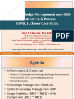 Knowledge Management and Clinical Practice - SGPGI Case Study